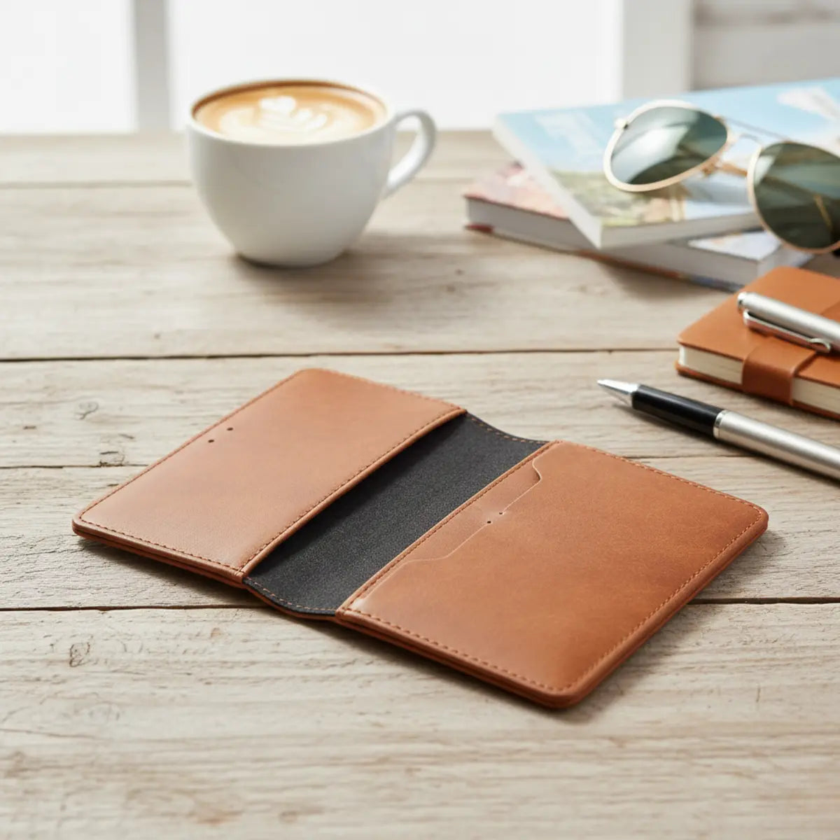 Formé Passport Slip - Tan