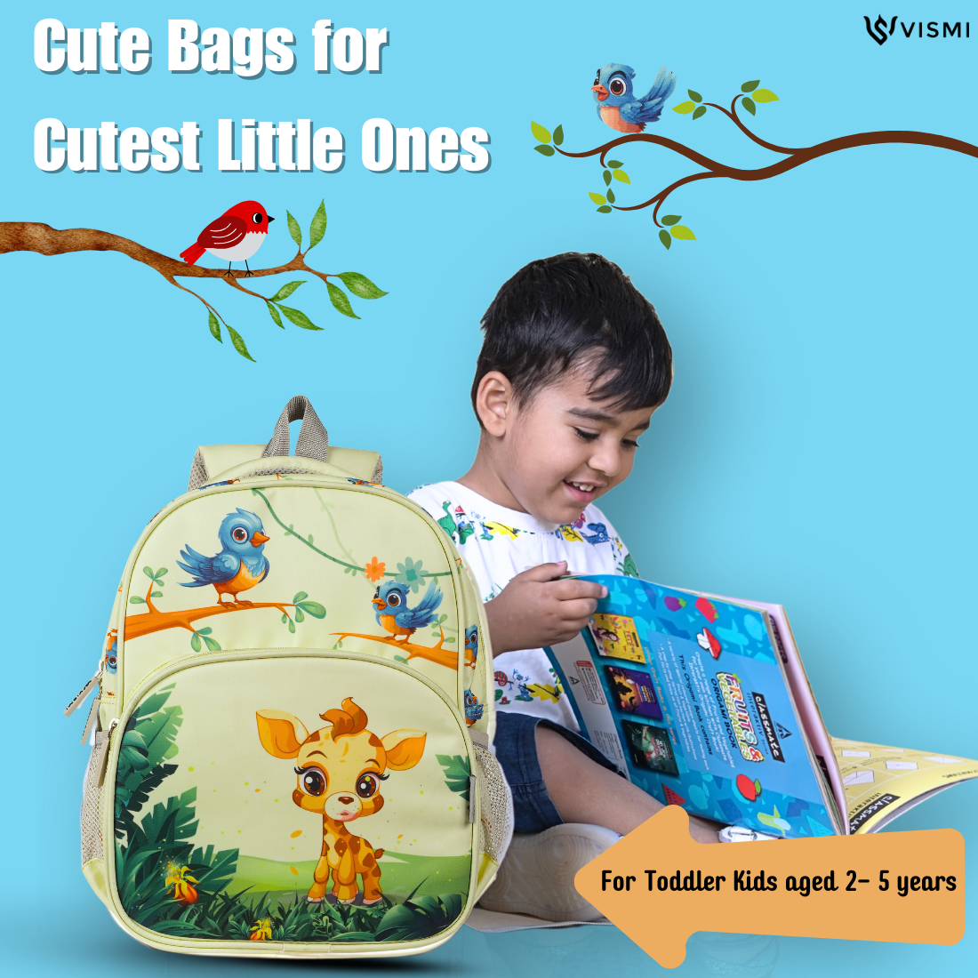 Everyday Essentials Pre School Bag - Safari Jungle