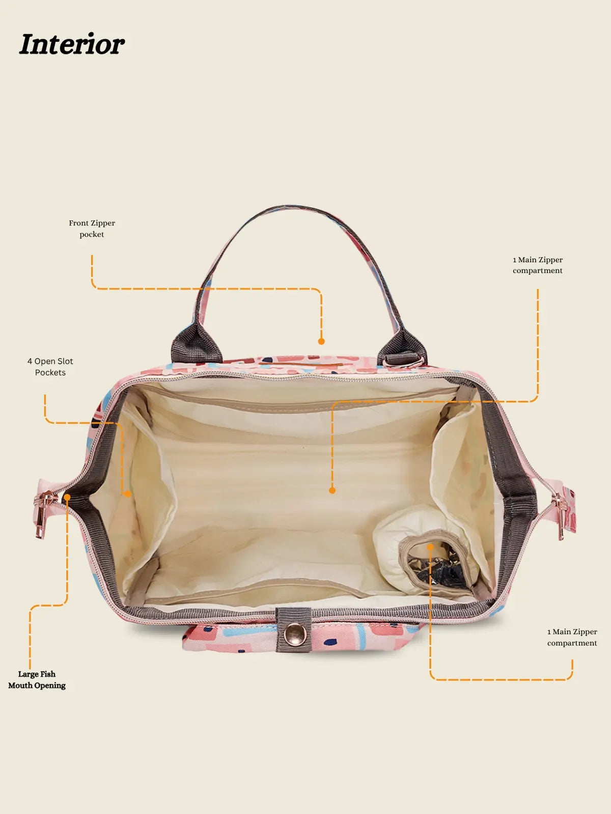 Itsy Bitsy Mini Diaper Bag - Pink