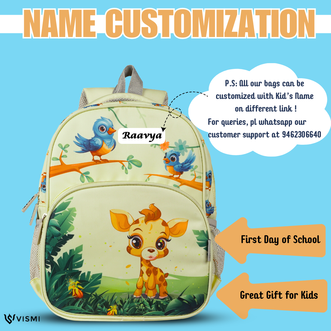 Everyday Essentials Pre School Bag - Safari Jungle