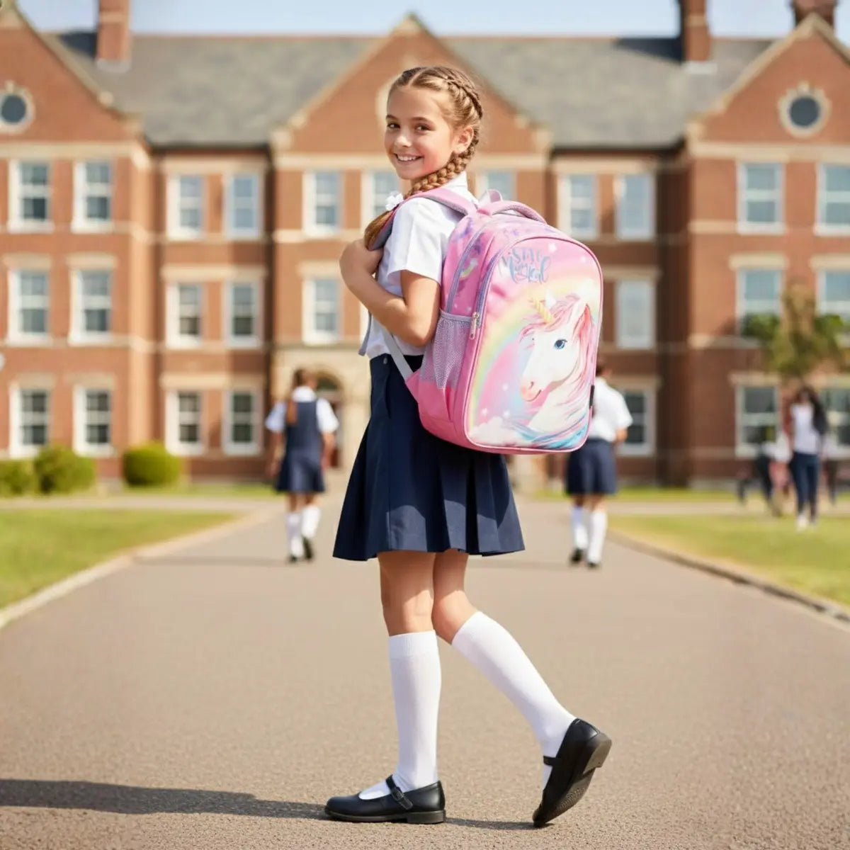 Customized School Bag – Unicorn Preschool Kids Backpack