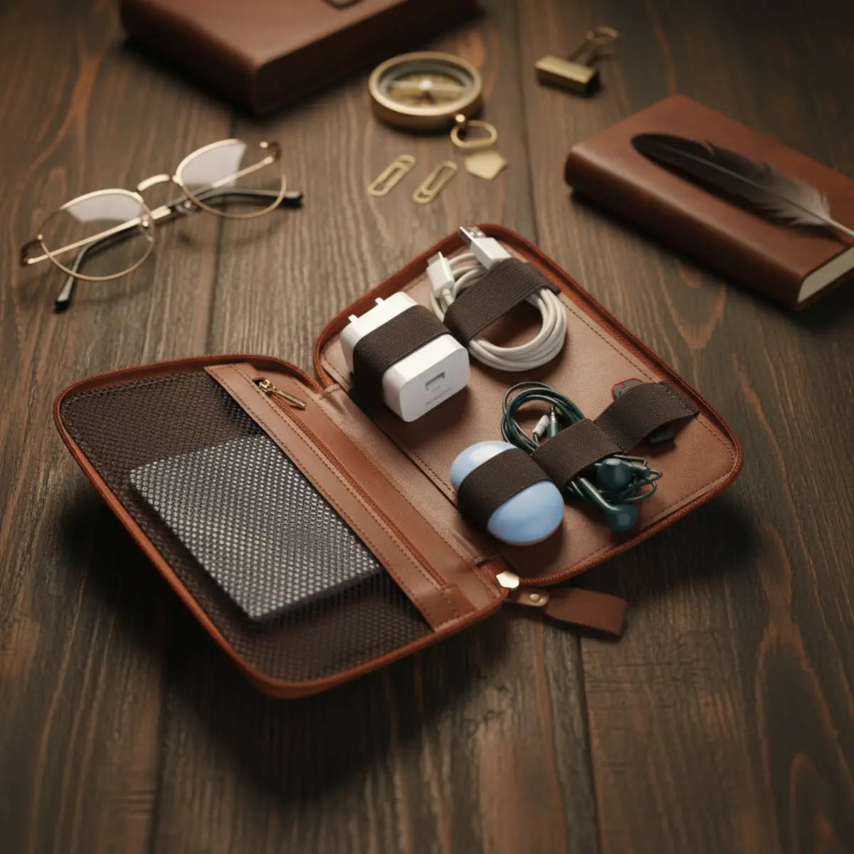 Formé Tech Organizer - Tan