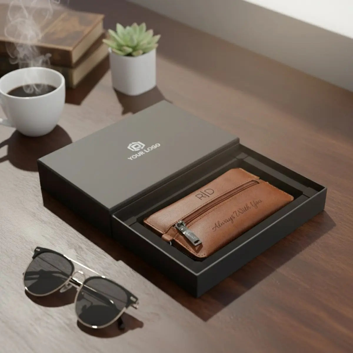 Formé Key Chain Pouch - Tan