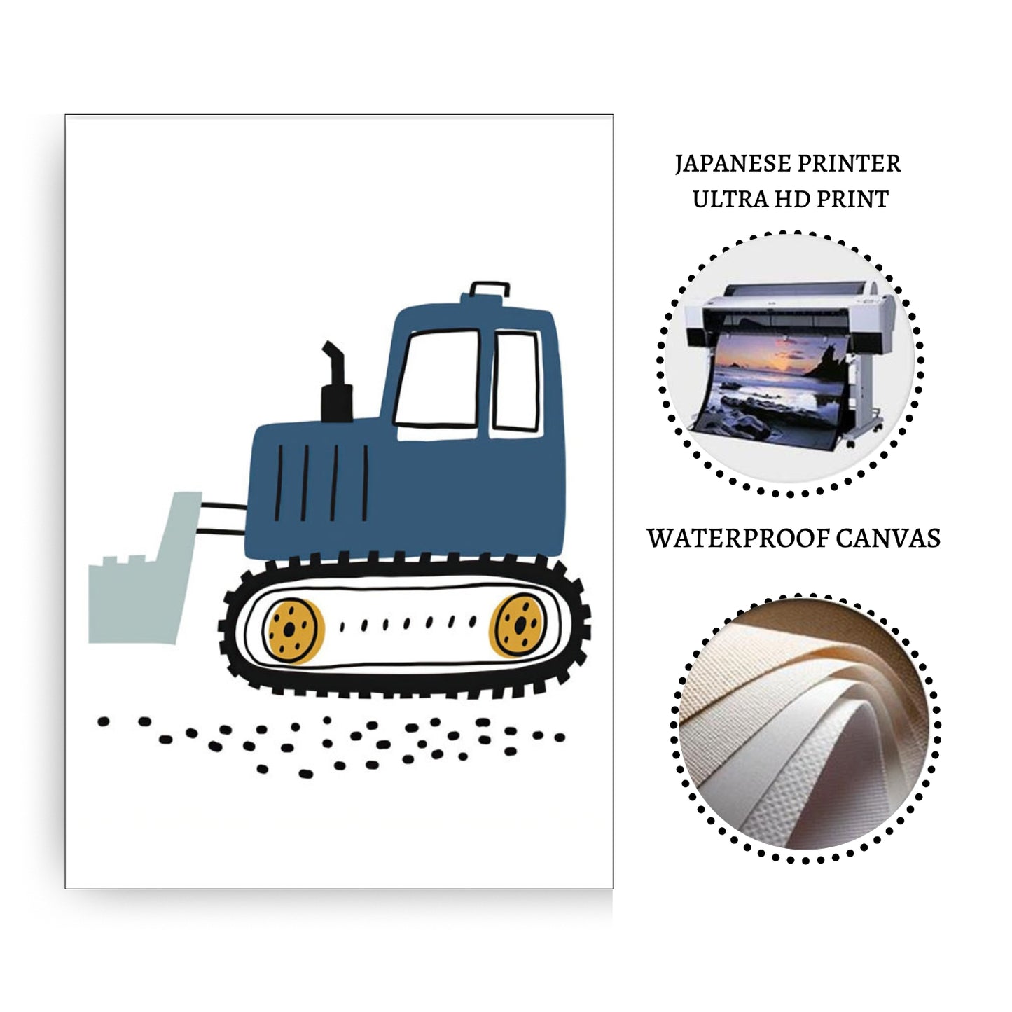 Build Your Dream Wall Art – Canvas Print Set for Kids (Unframed)