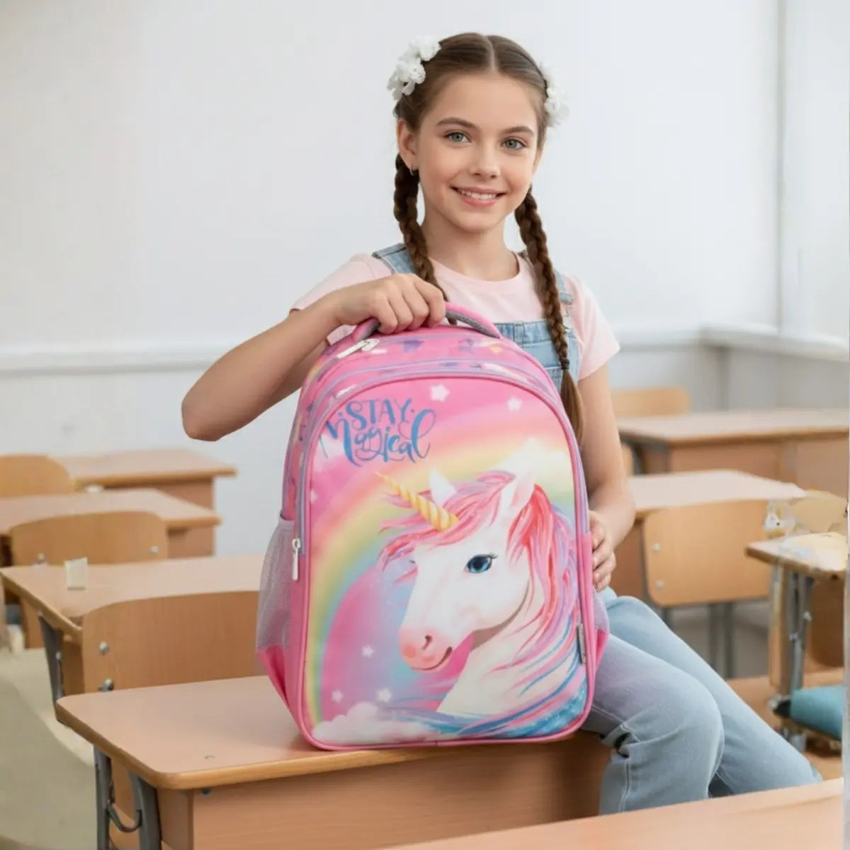Customized School Bag – Unicorn Preschool Kids Backpack