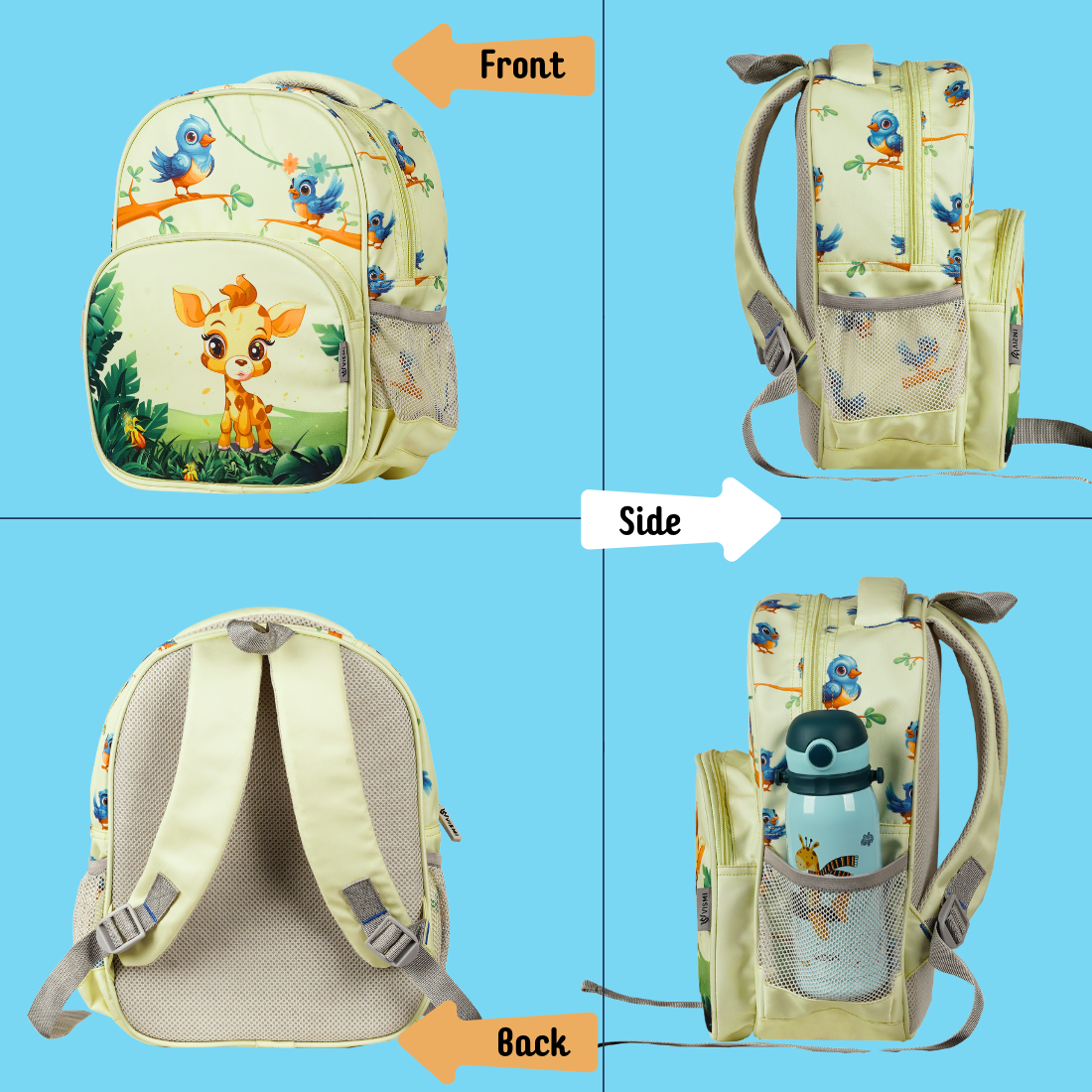 Everyday Essentials Pre School Bag - Safari Jungle