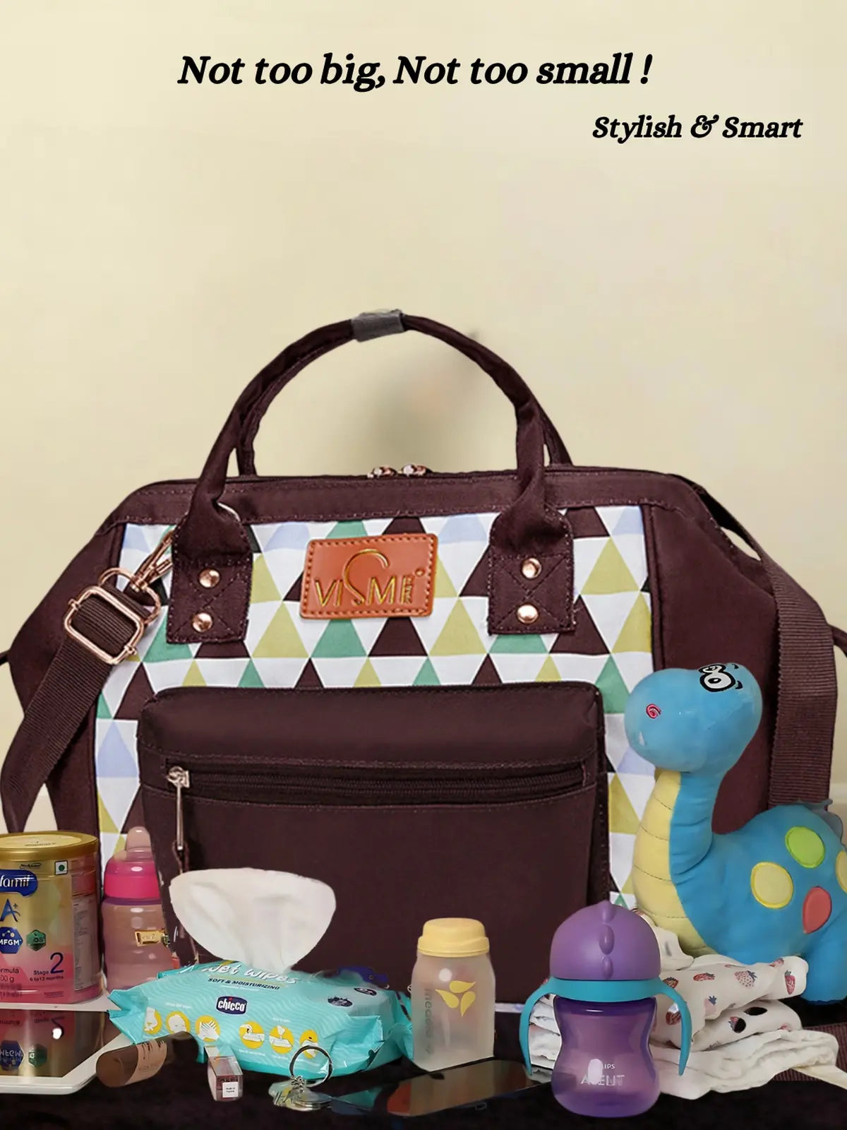 Itsy Bitsy Mini Diaper Bag - Brown
