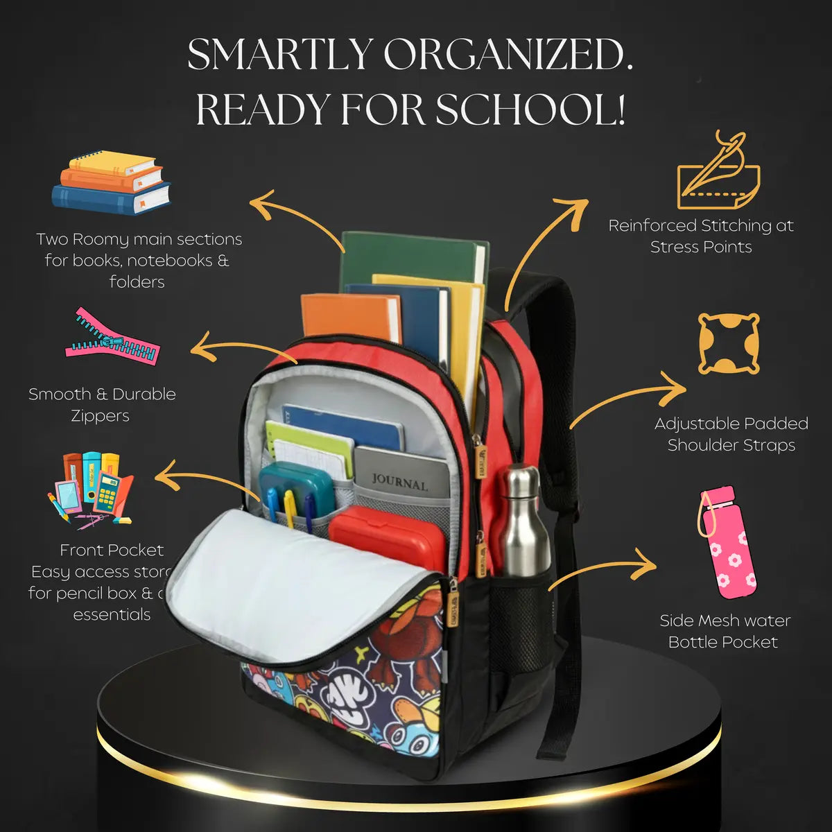 Everyday Essentials High School Bag - Spooky