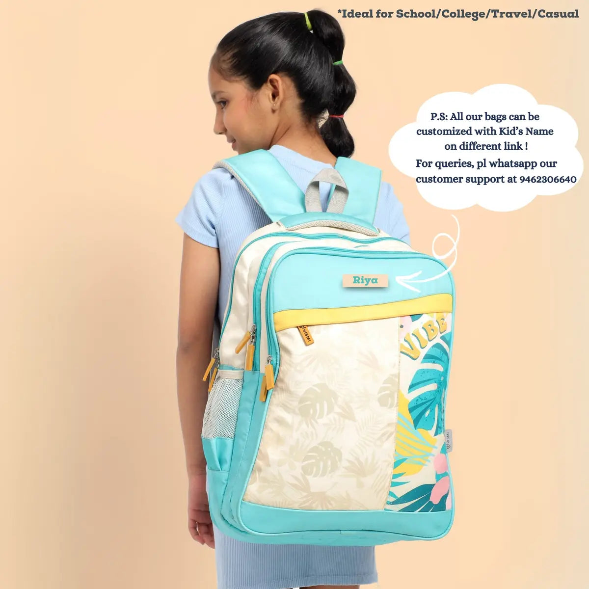 Everyday Essentials High School Bag - Vibes