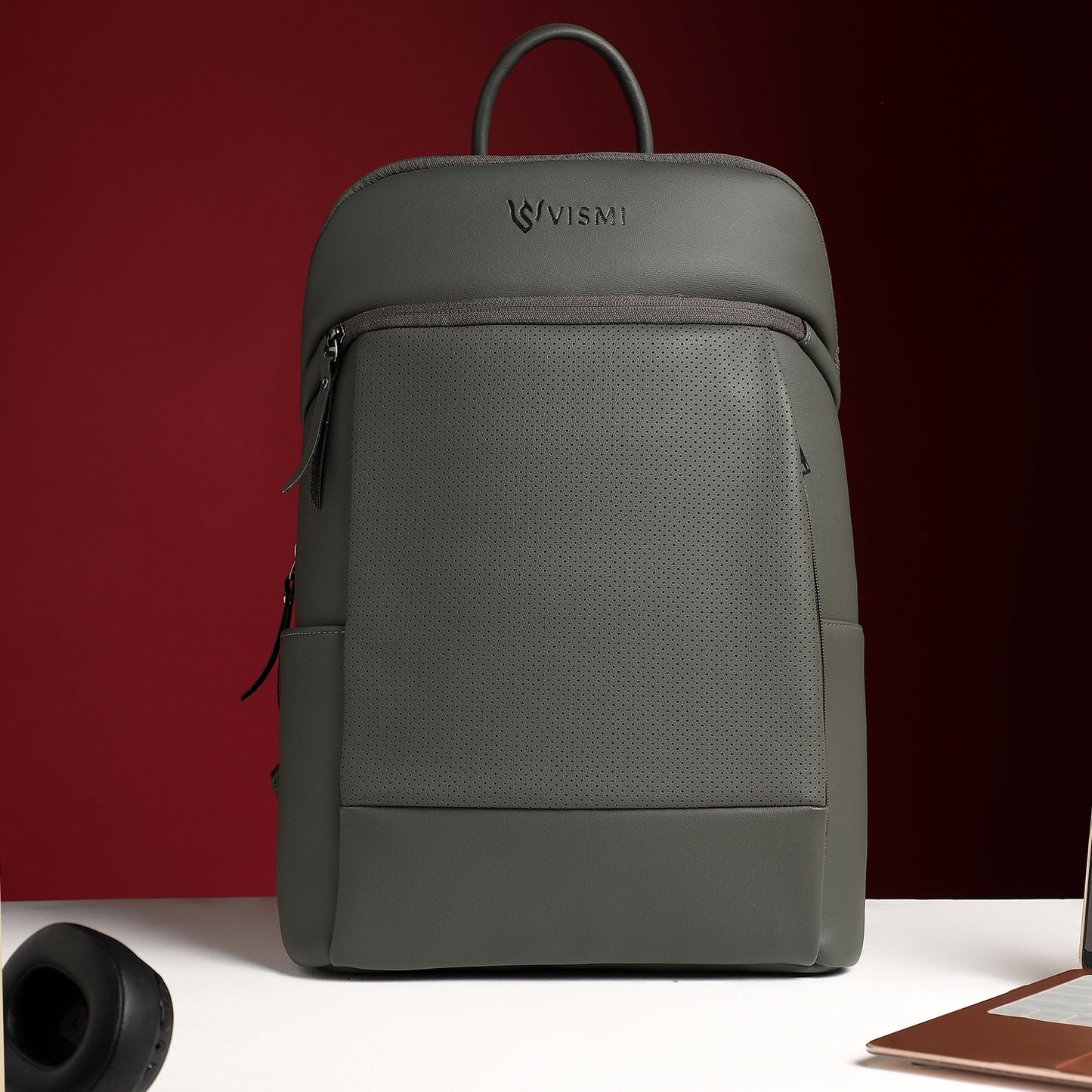 VISMIINTREND Executive Laptop Backpack - Grey