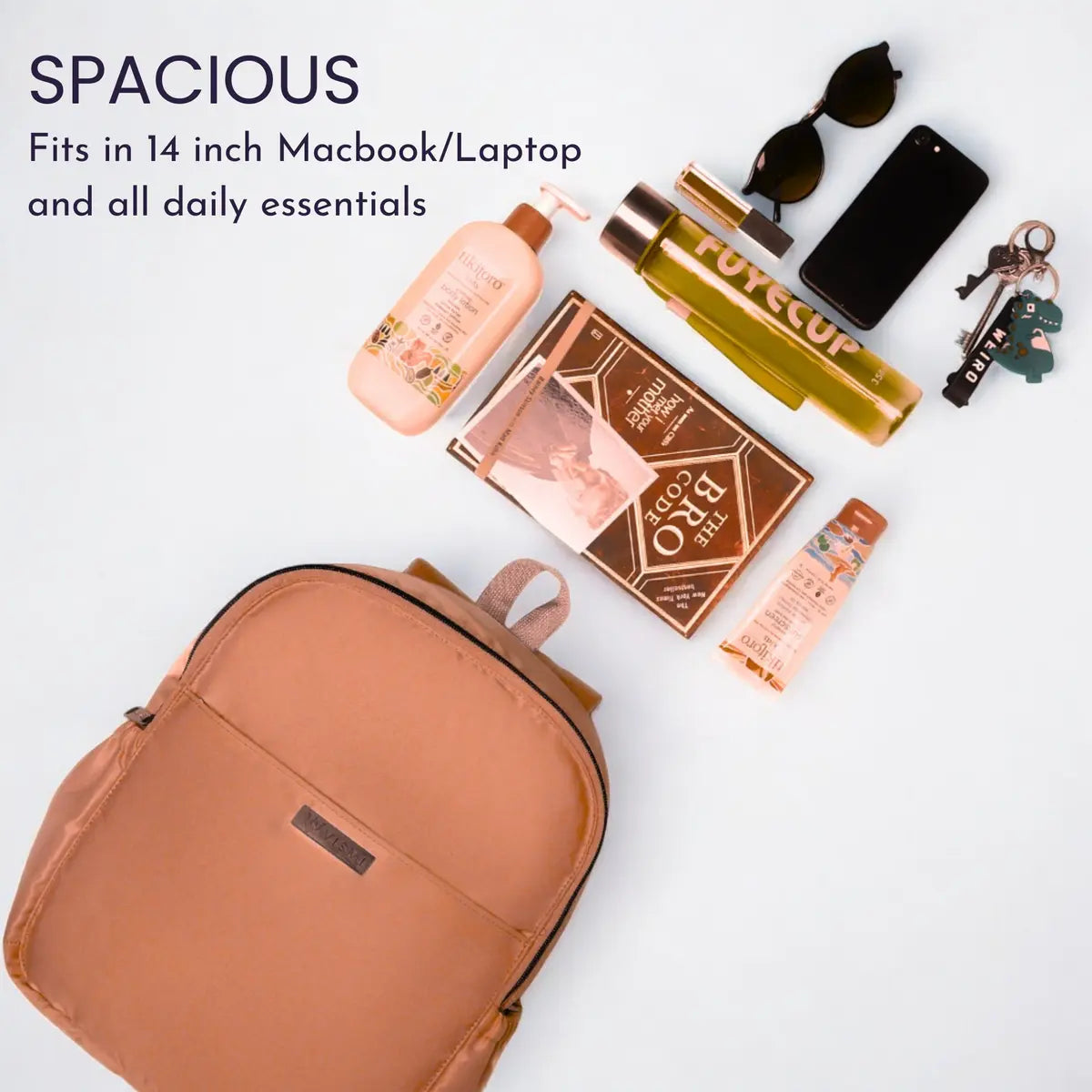 Everyday Essentials Women Backpack - Brick Orange