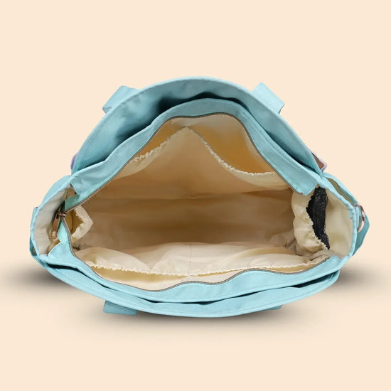 Travel-Friendly-Turquoise-Cuddle-Carry-Diaper-Bag