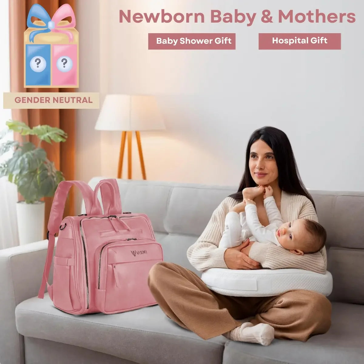 Baby-Diaper-Bag–Pink-Nappy-Changing-Messenger-Bag