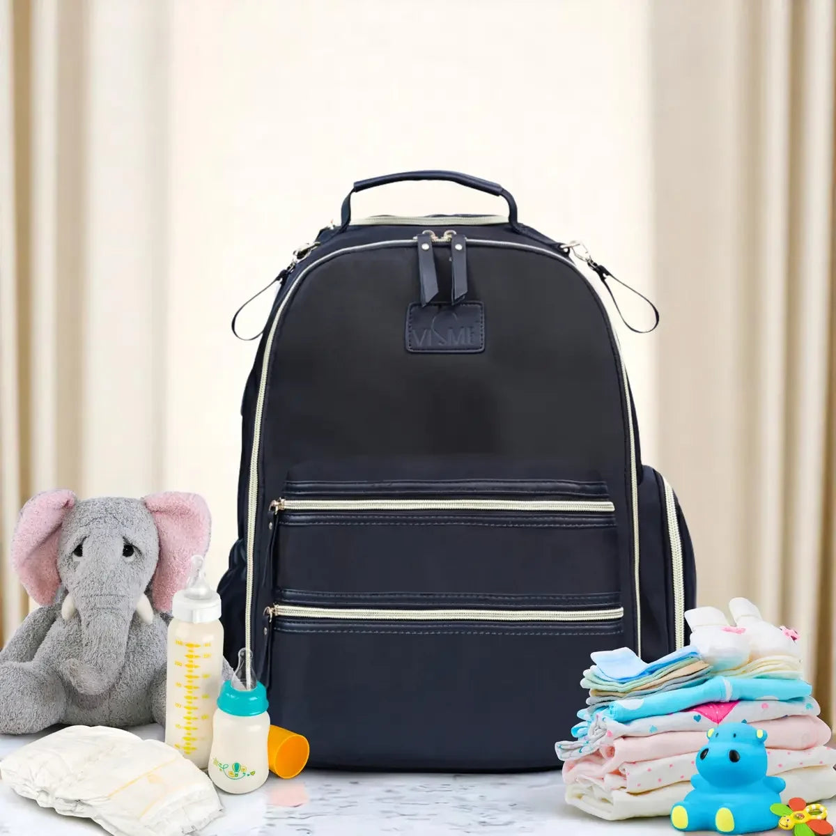 Black-Grandeur-Baby-Diaper-Bag
