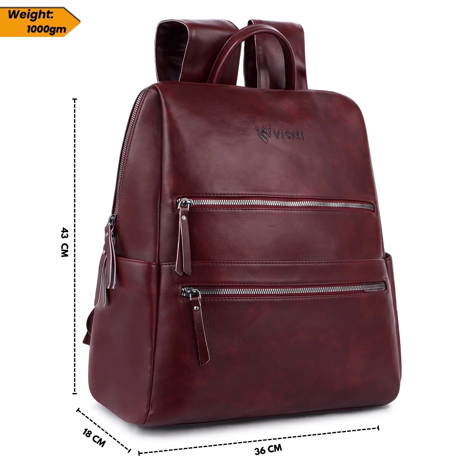 Elegant-Wine-Laptop-Backpack–Timeless-ProGear-Multi-Purpose-Bag