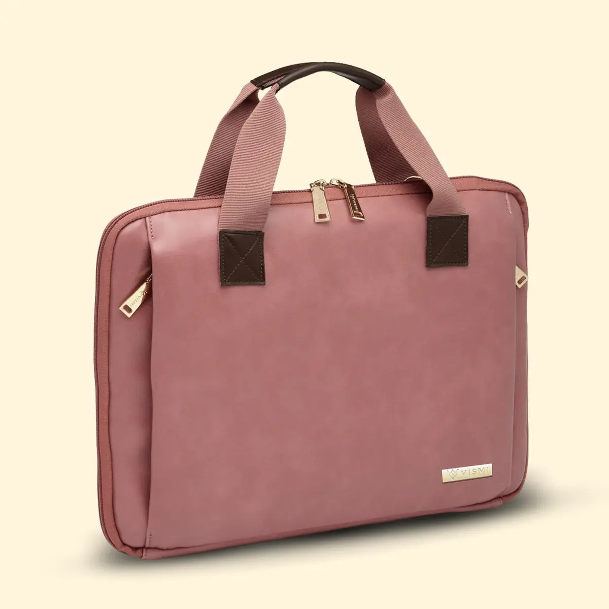 Timeless Unity Laptop Messenger Bag - Blush Pink