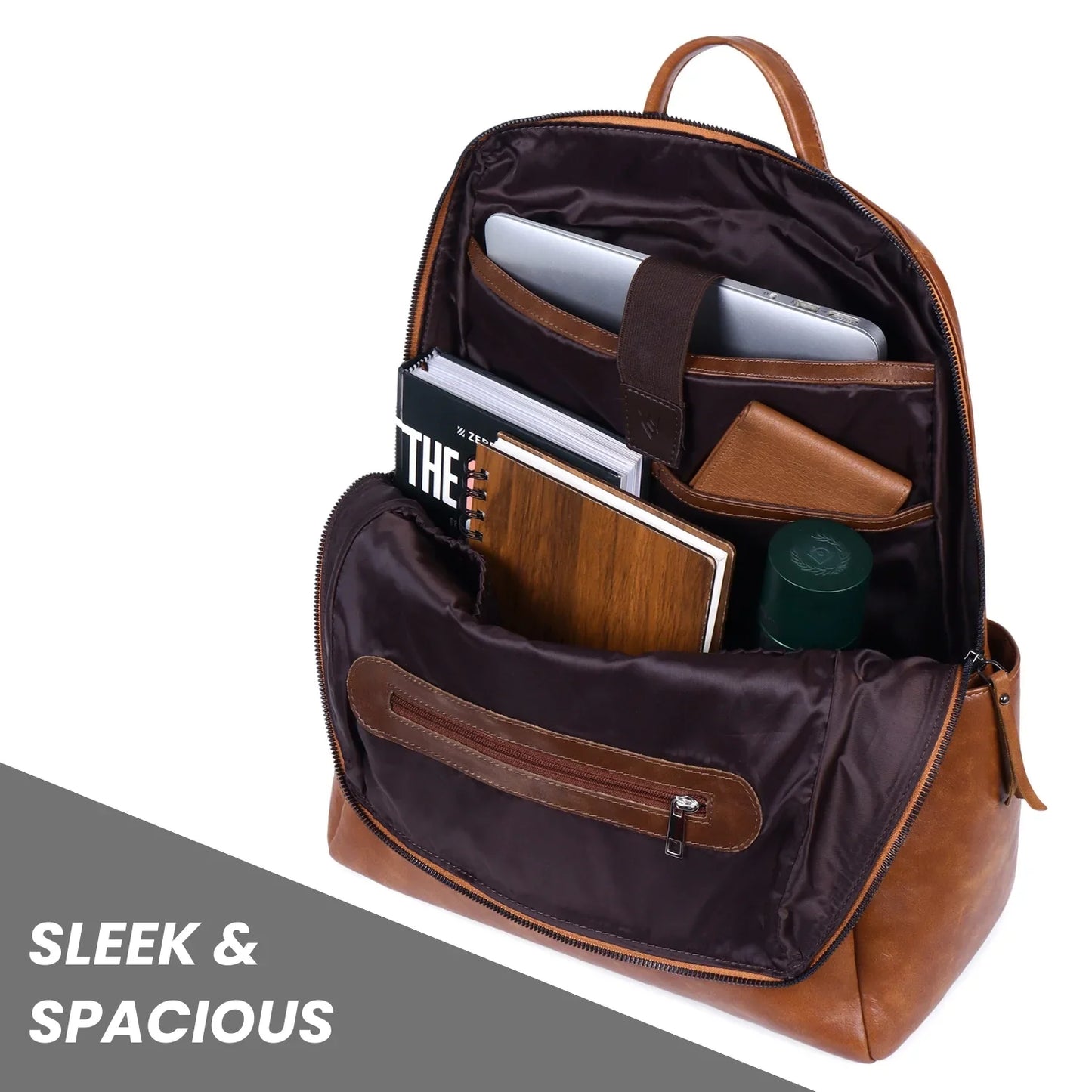 Spacious-Tan-Laptop-Backpack–Timeless-ProGear-Business-Travel-Bag