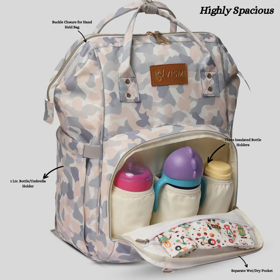 Trendy-White-Camo-Baby-Diaper-Backpack