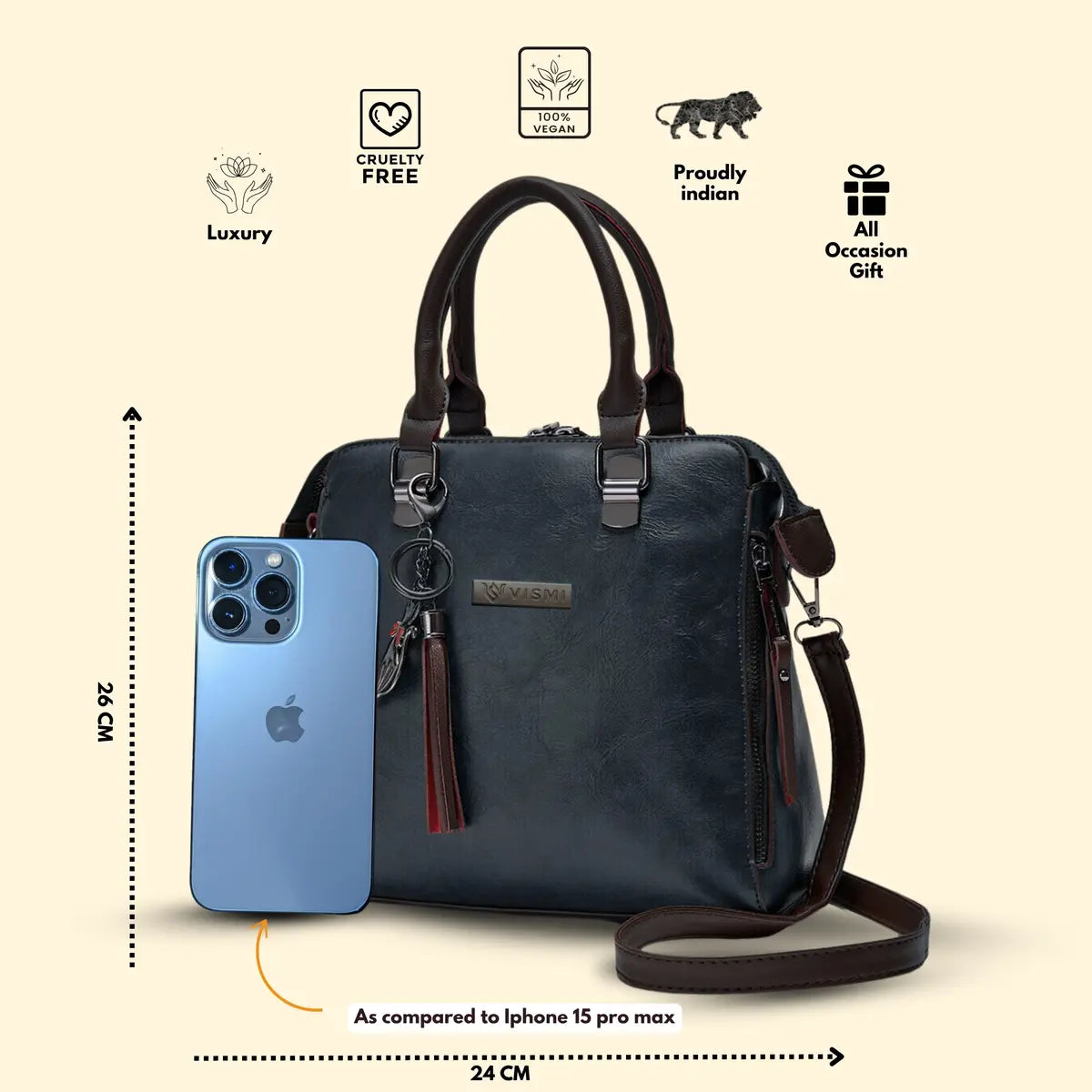 Special Rakhi Gift Combo - Laptop Bag + Satchel Handbag