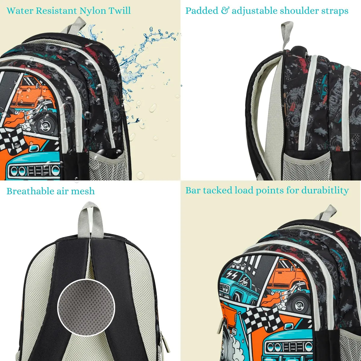 Everyday Essentials Elementary School Bag - Mustang Marvel