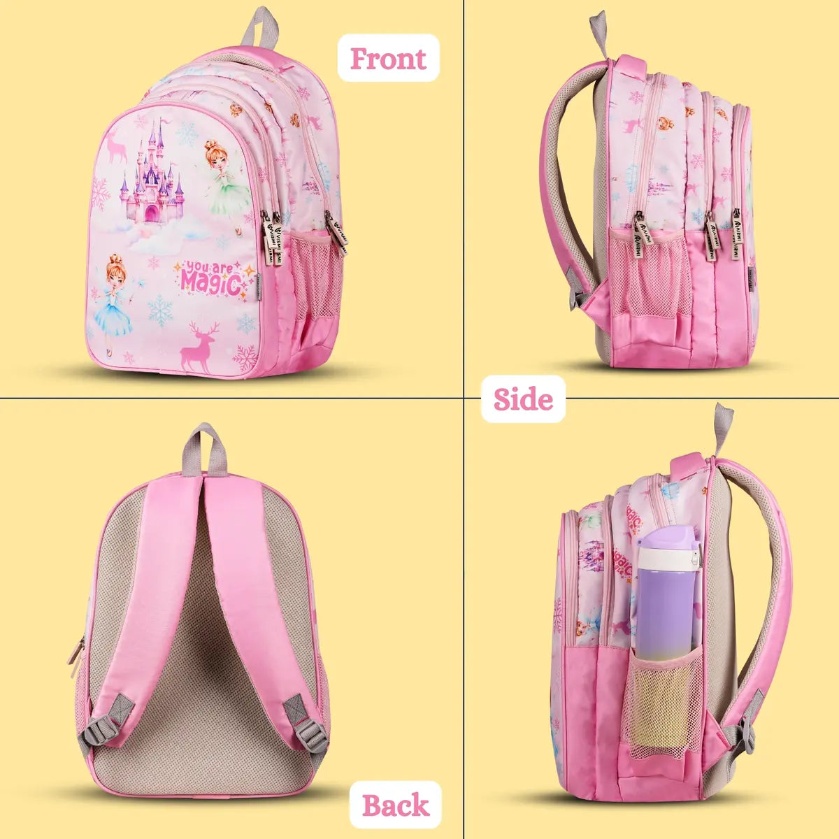 Everyday Essentials Elementary School Bag - Frozen Princess Pink