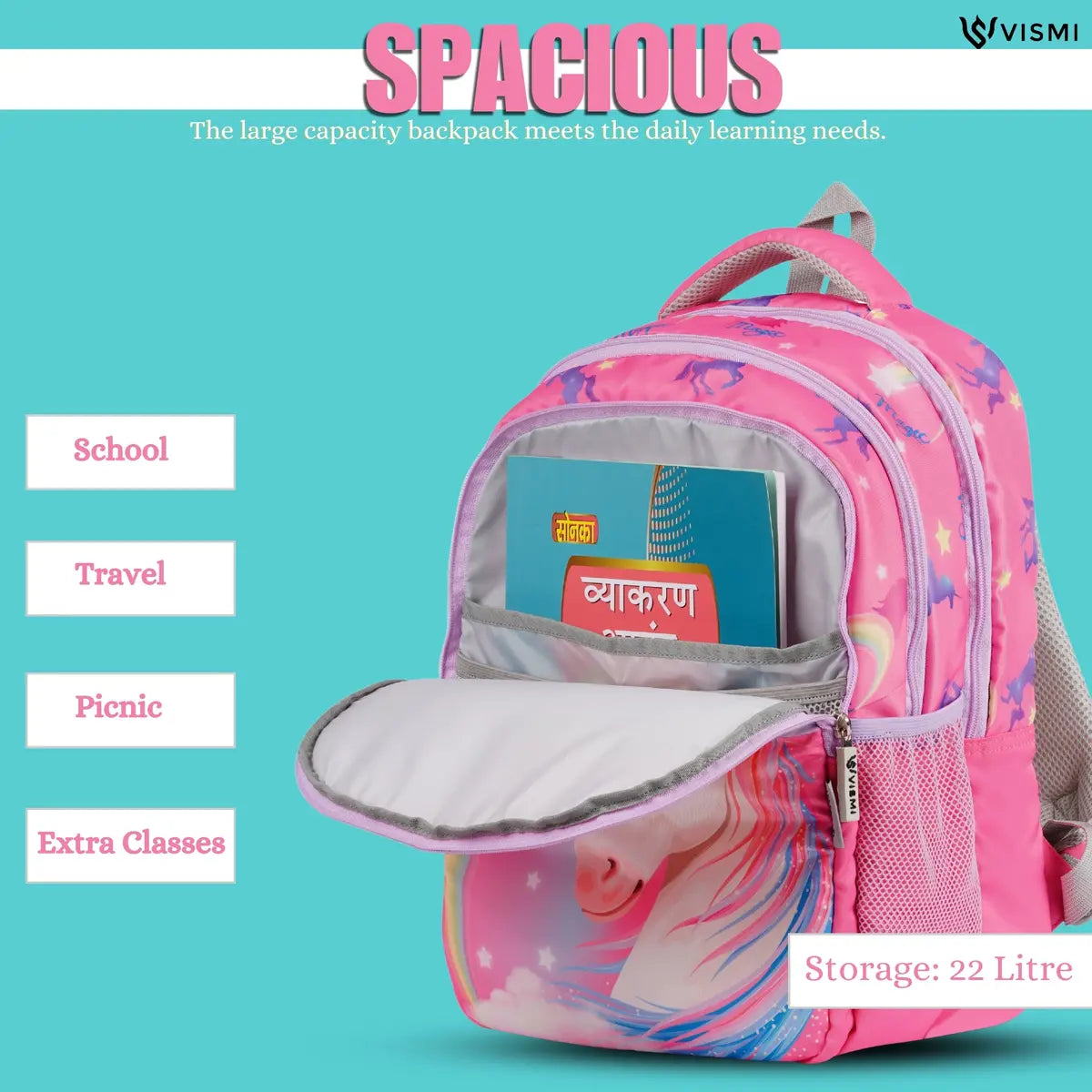 Everyday Essentials Elementary School Bag - Unicorn