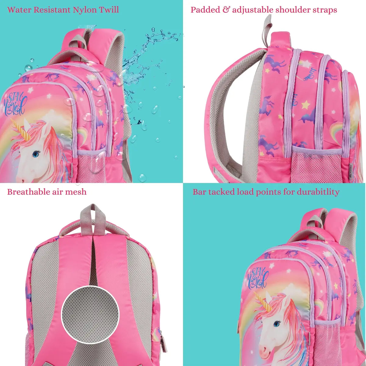 Everyday Essentials Elementary School Bag - Unicorn