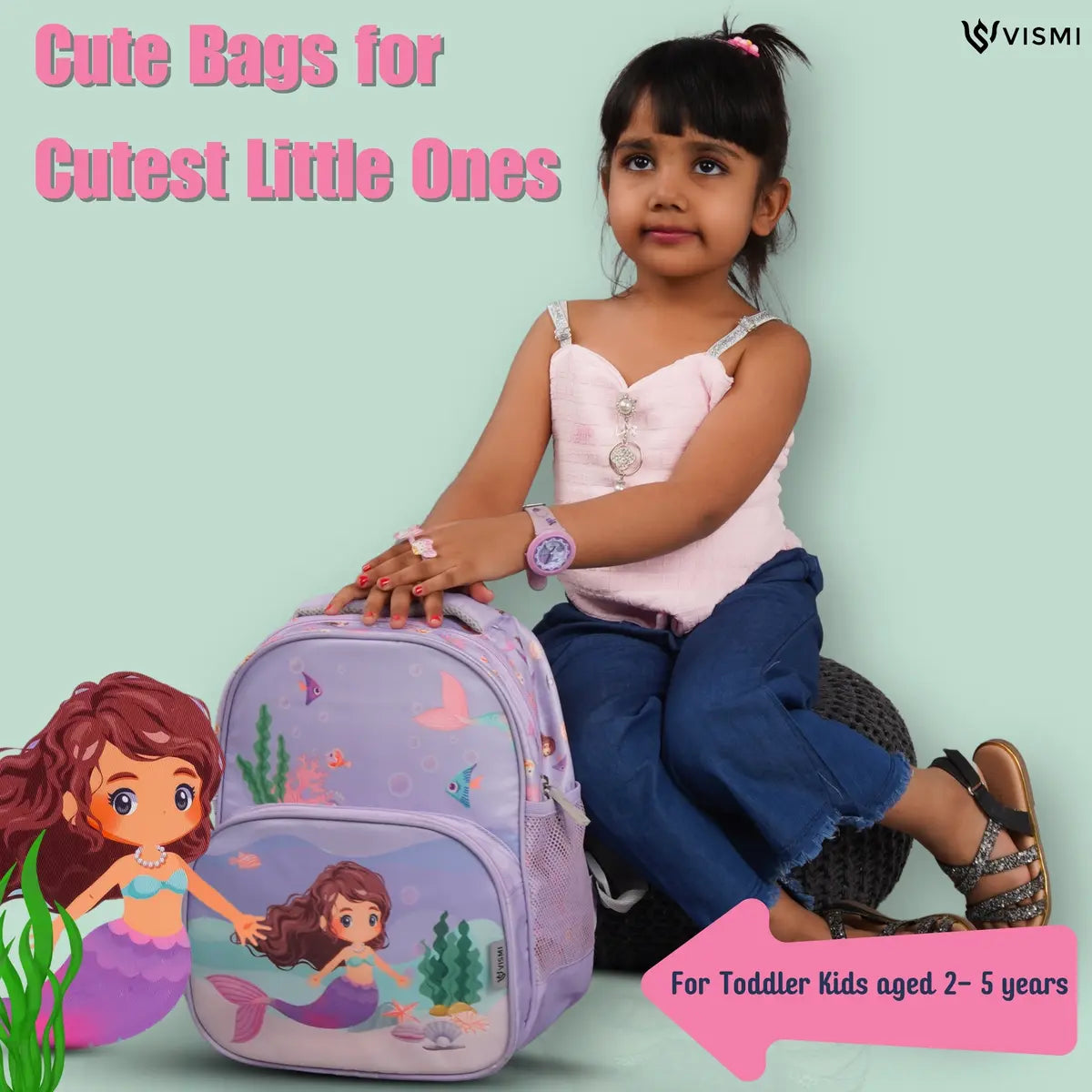 Everyday Essentials Pre School Bag - Mermaid