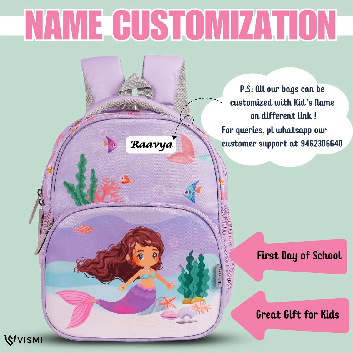 Everyday Essentials Pre School Bag - Mermaid
