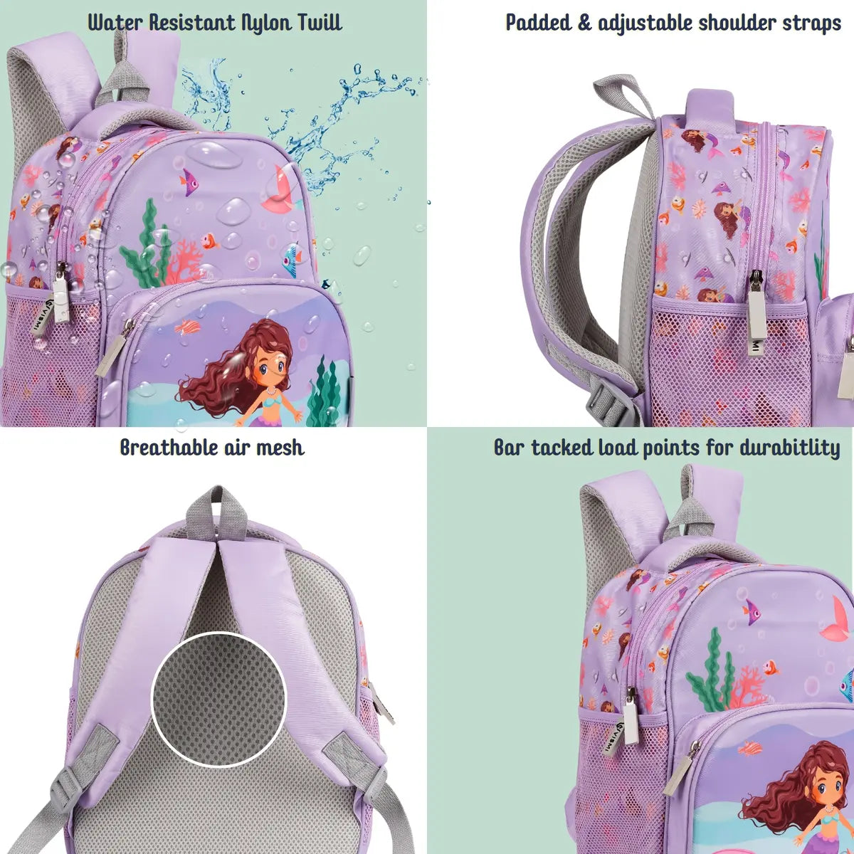 Everyday Essentials Pre School Bag - Mermaid