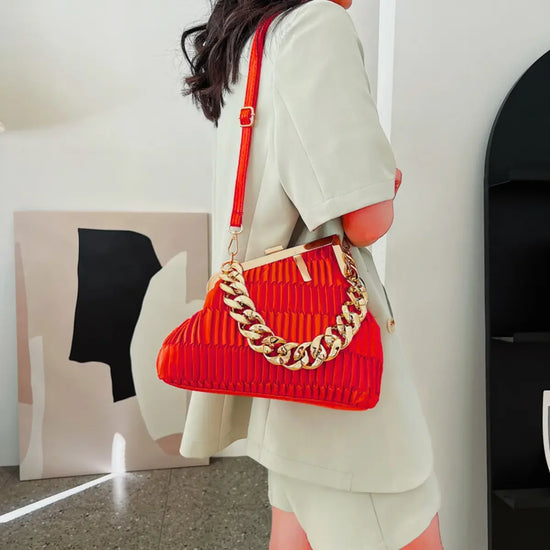 Elegant-Red-Hobo-Bag