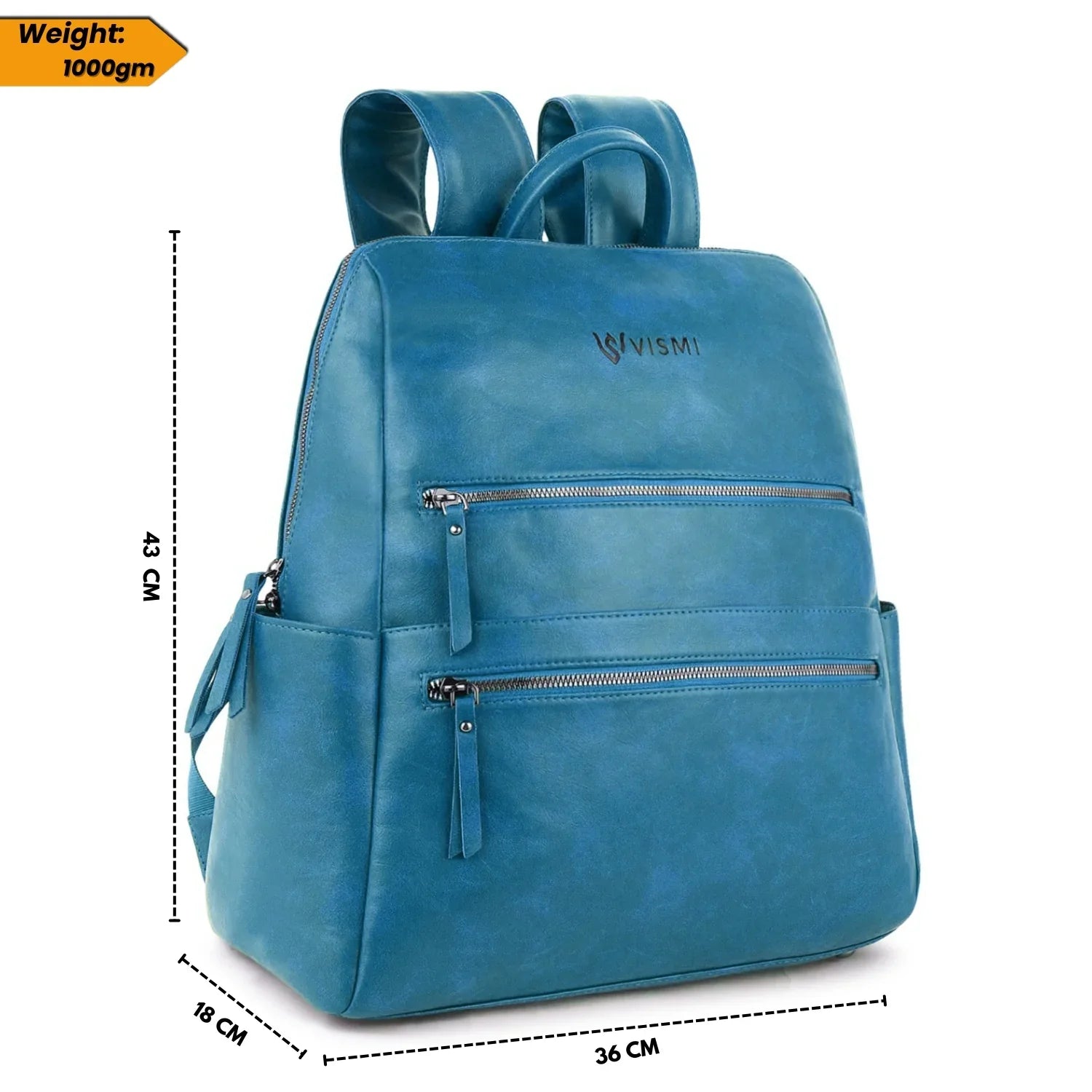 Elegant-Teal-Blue-Laptop-Backpack–Timeless-ProGear-Multi-Purpose-Bag