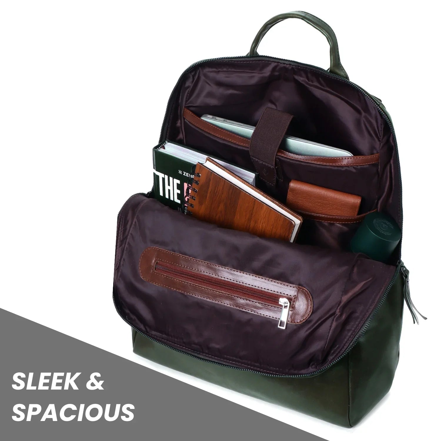 Spacious-Olive-Green-Laptop-Backpack–Timeless-ProGear-Business-Travel-Bag