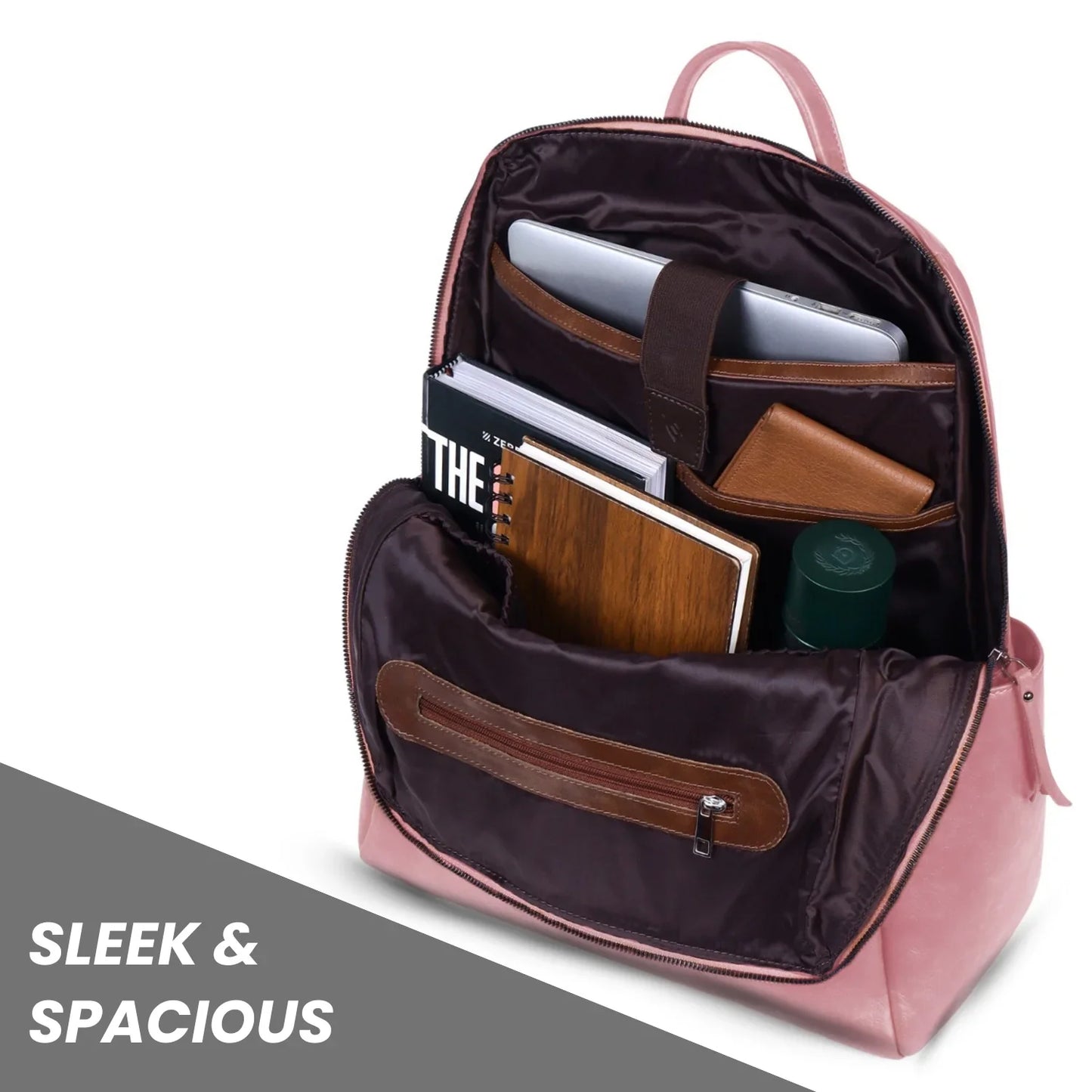 Spacious-Blush-Pink-Laptop-Backpack–Timeless-ProGear-Business-Travel-Bag