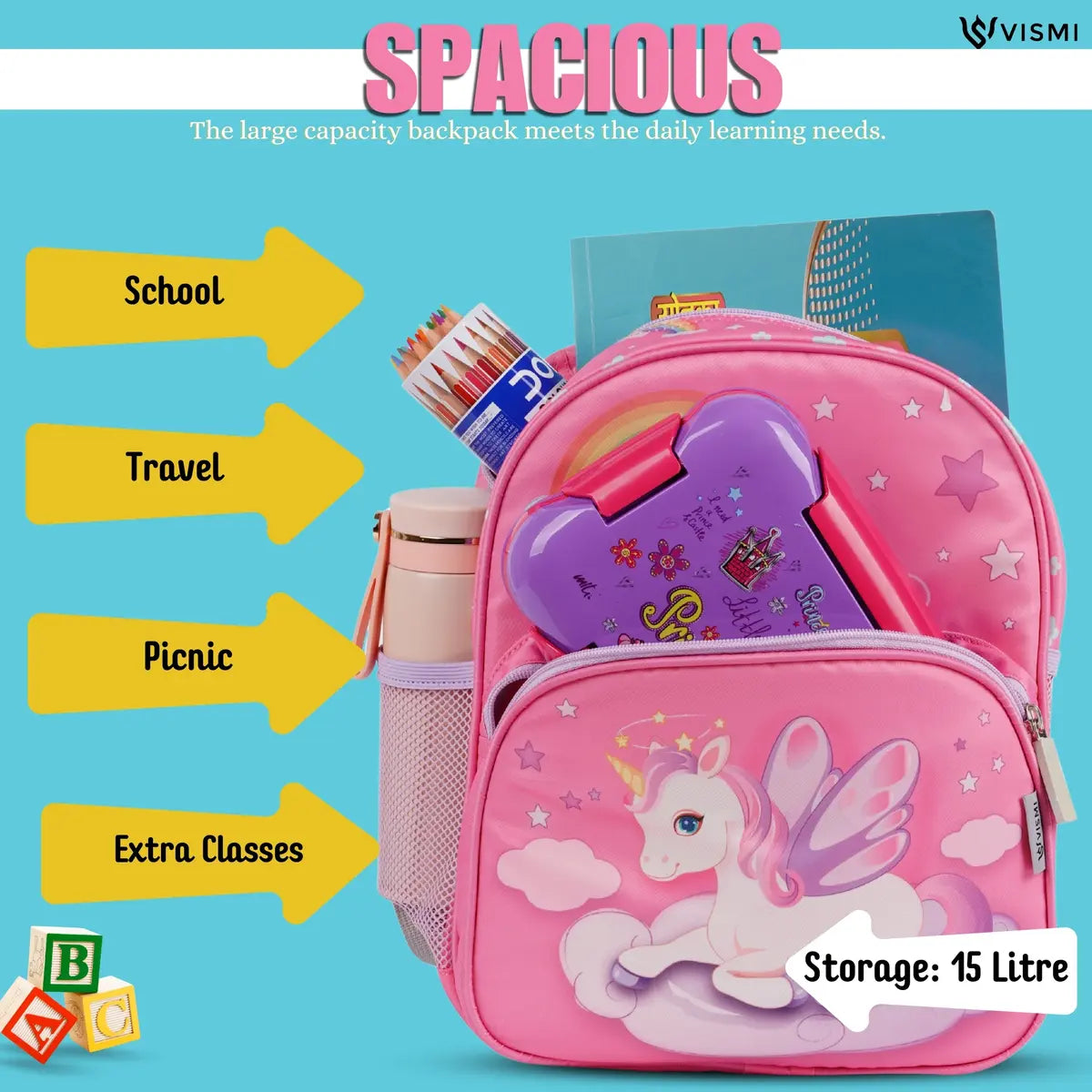 Everyday Essentials Pre School Bag - Unicorn