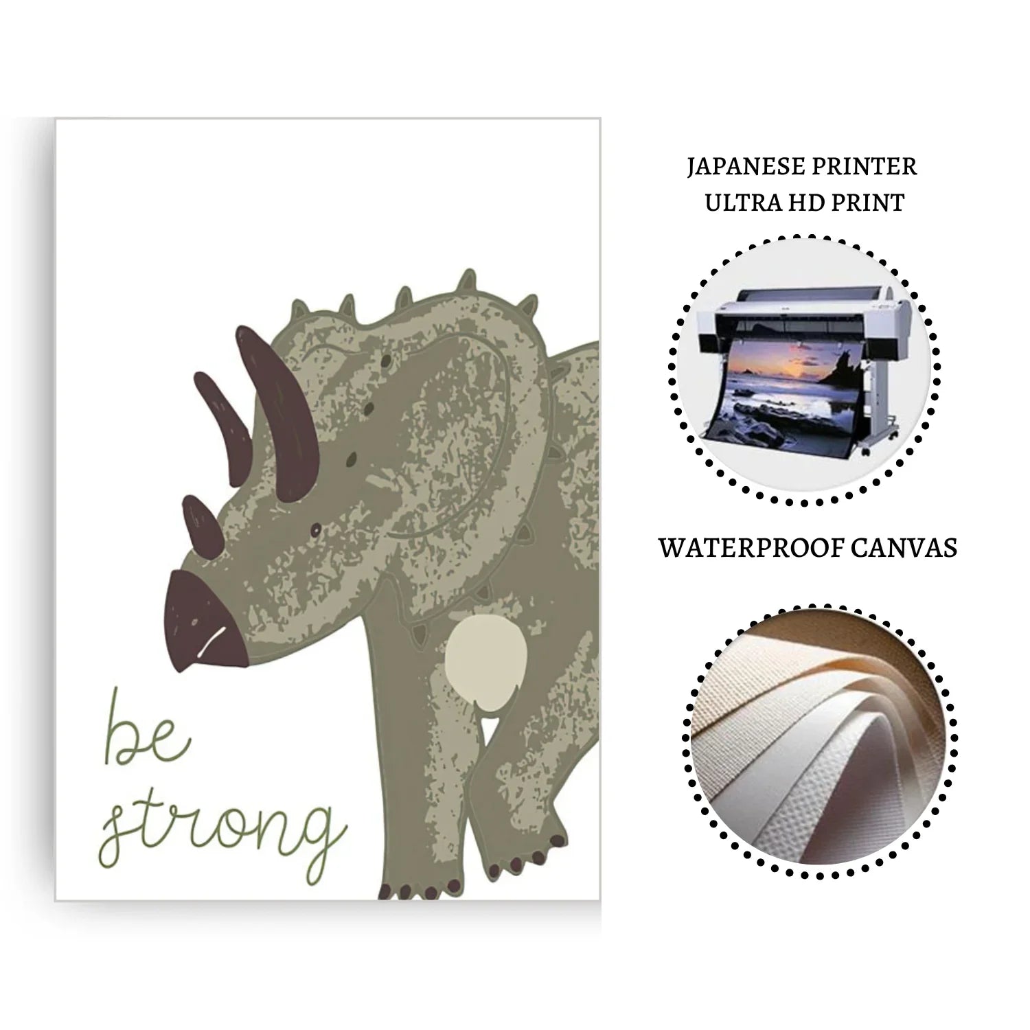 Kids-Room-Wall-Art–Set-of-3-Animal-Poster-Prints-Unframed