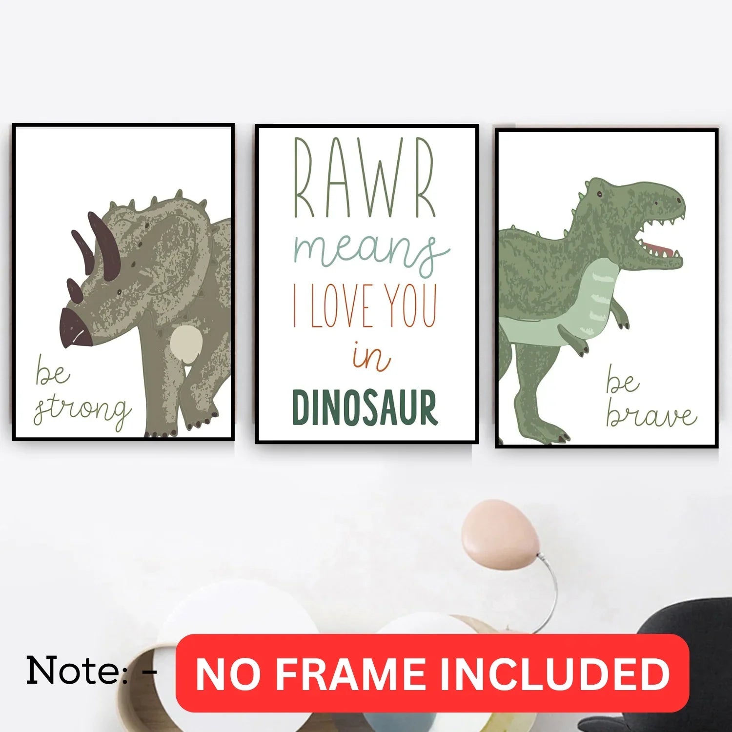 Nursery-Wall-Poster-Set-of-3–Cute-Animal-Prints-Unframed-Art