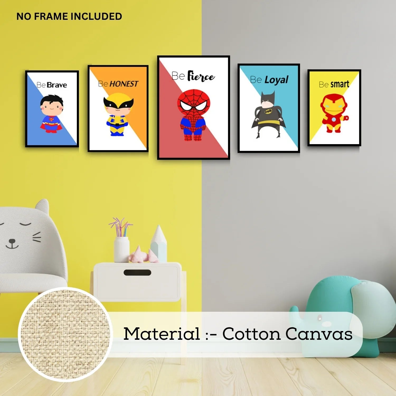 Inspirational-Canvas-Poster-Set–5-Motivational-Unframed-Wall-Art