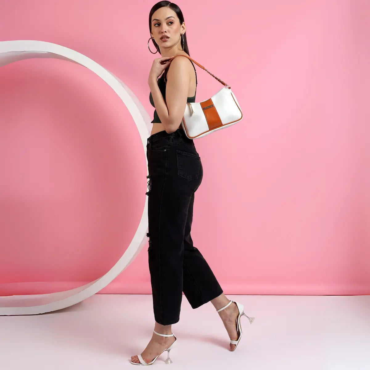 Timeless Glam Evening Bag - White