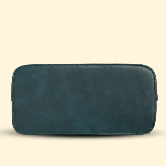 Timeless-Luxe-Womens-Sling-Bag-Teal-Blue-Premium-Leather-Finish