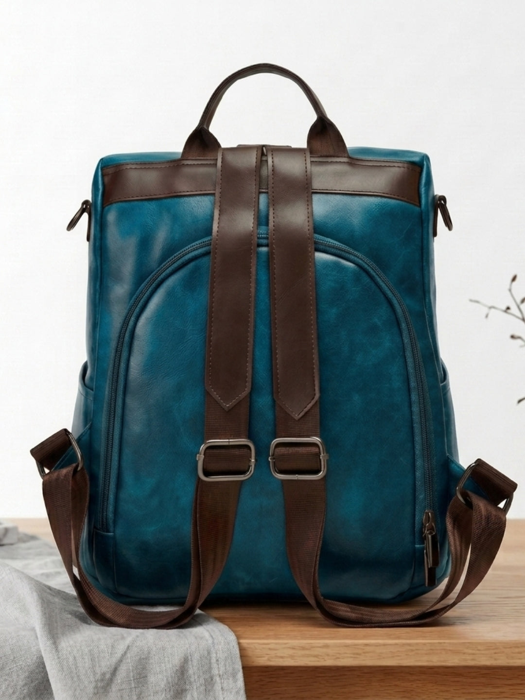 Timeless Kiara Women Backpack Handbag - Teal Blue