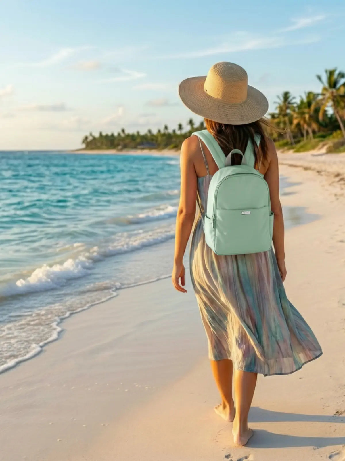Everyday Essentials Women Backpack - Turquoise