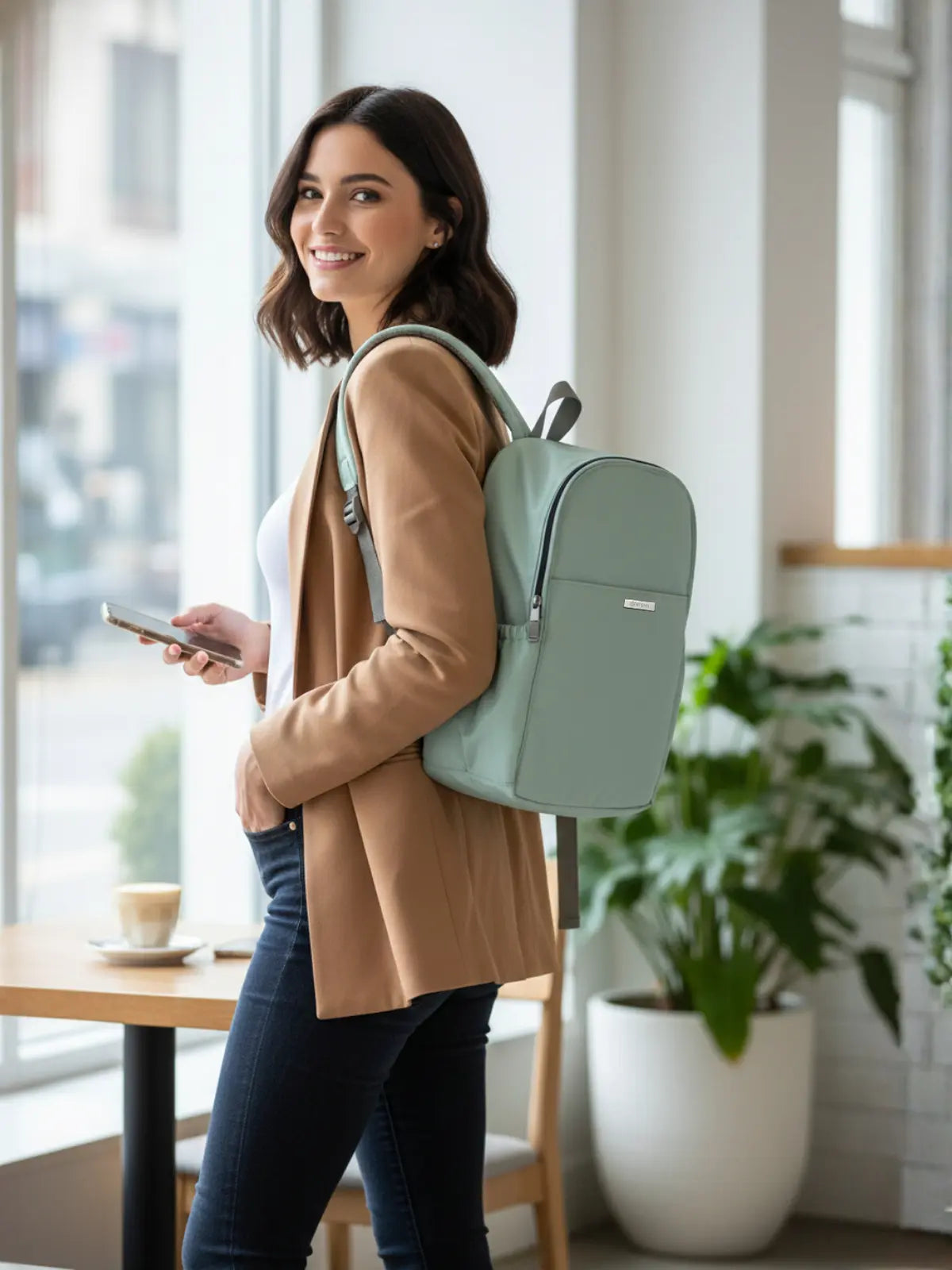 Everyday Essentials Women Backpack - Turquoise