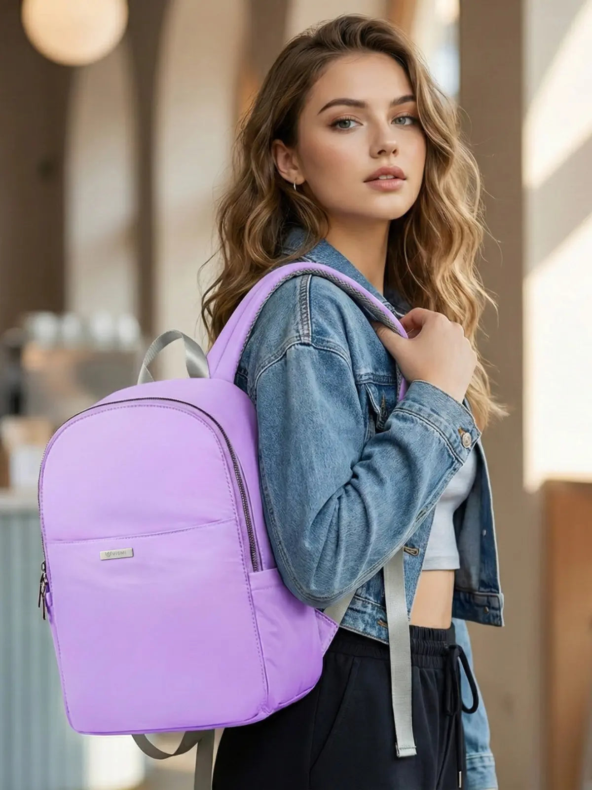 Everyday Essentials Women Backpack - Lavender