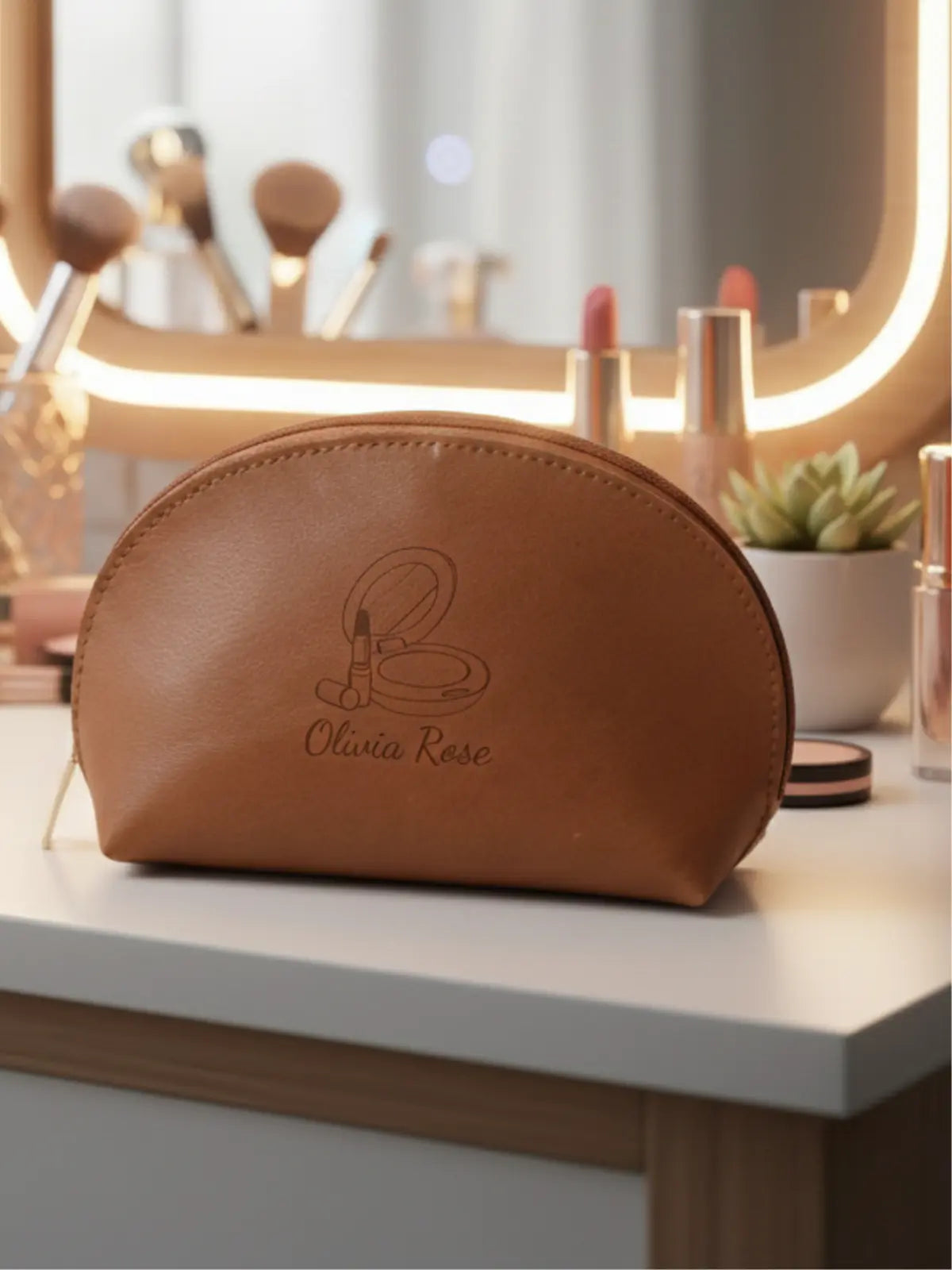 Formé Luna Travel Pouch - Tan
