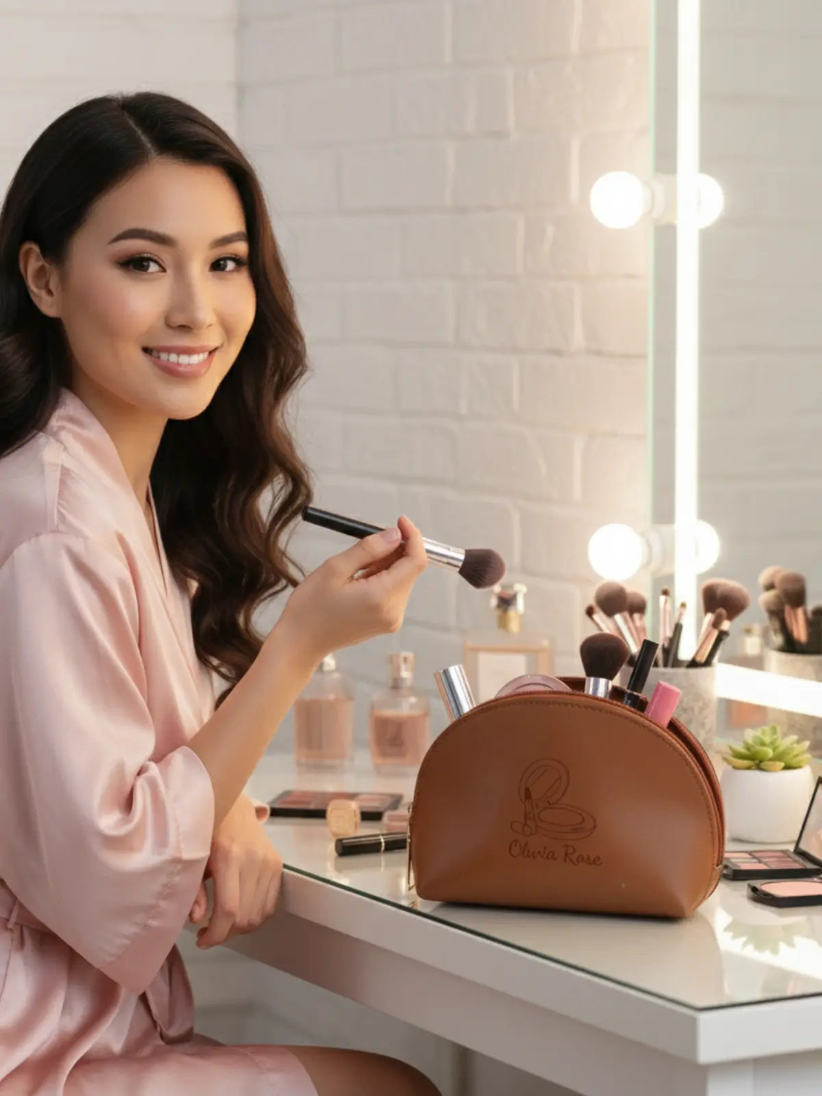 Formé Luna Travel Pouch - Tan