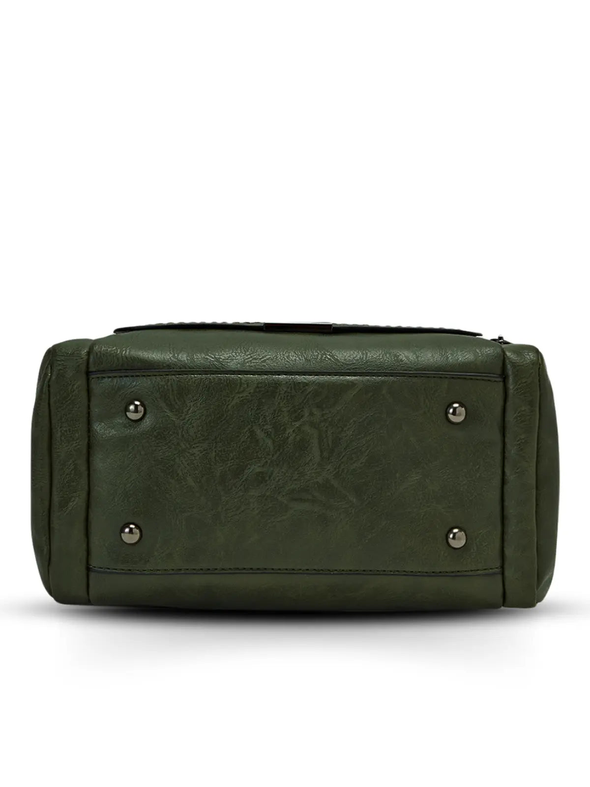 Timeless Mystique Satchel Handbag - Olive Green