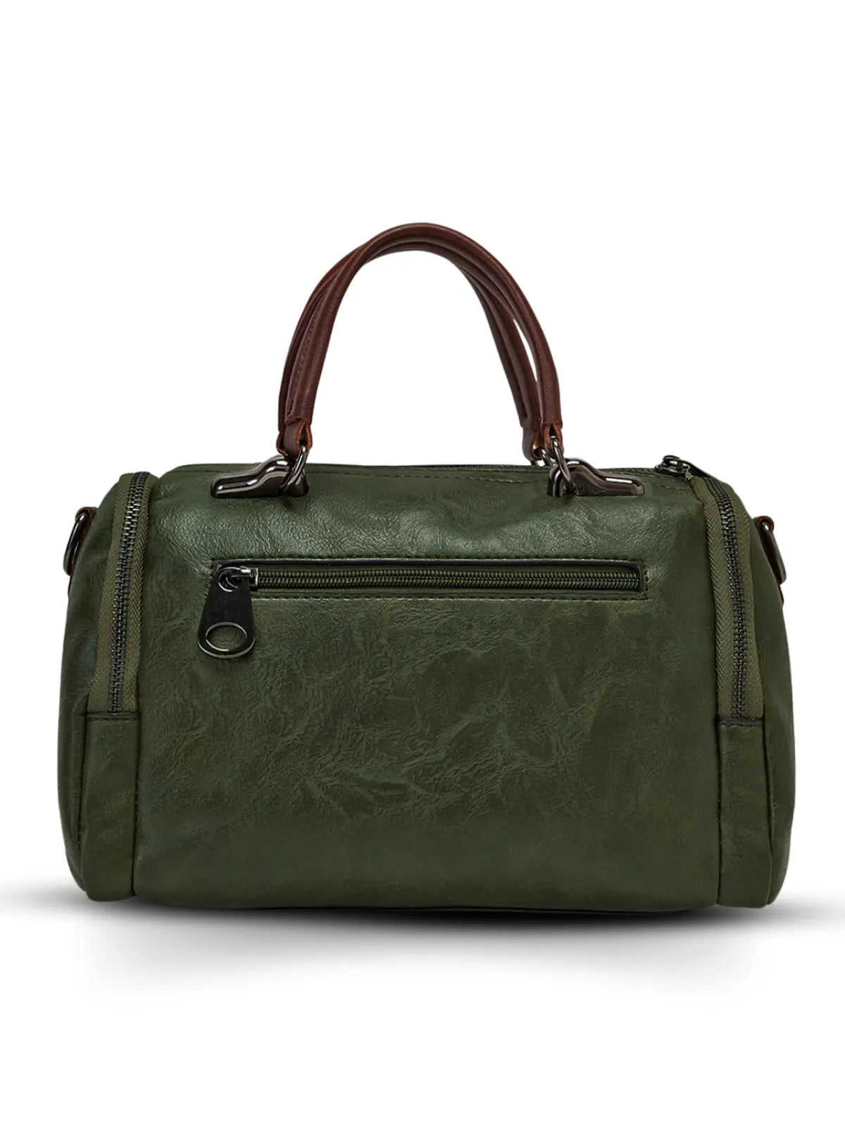 Timeless Mystique Satchel Handbag - Olive Green