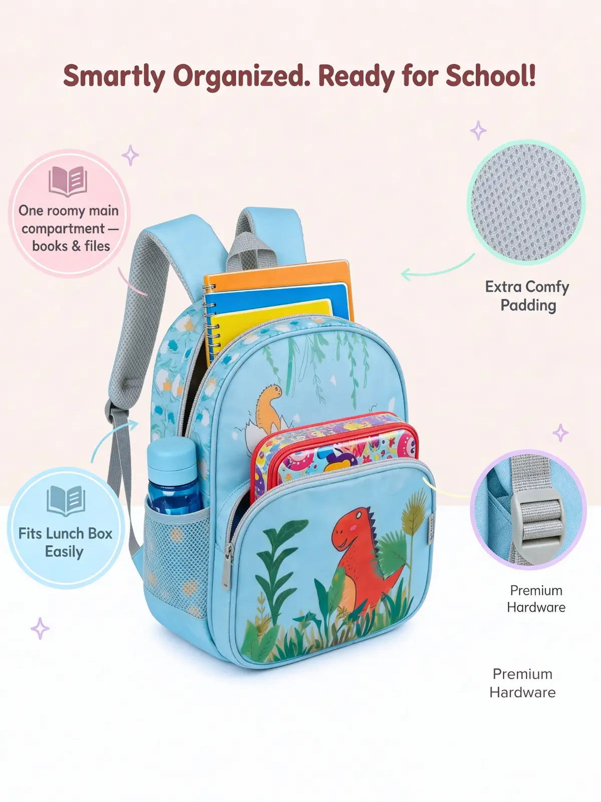 Everyday Essentials Pre School Bag - Dinosaur