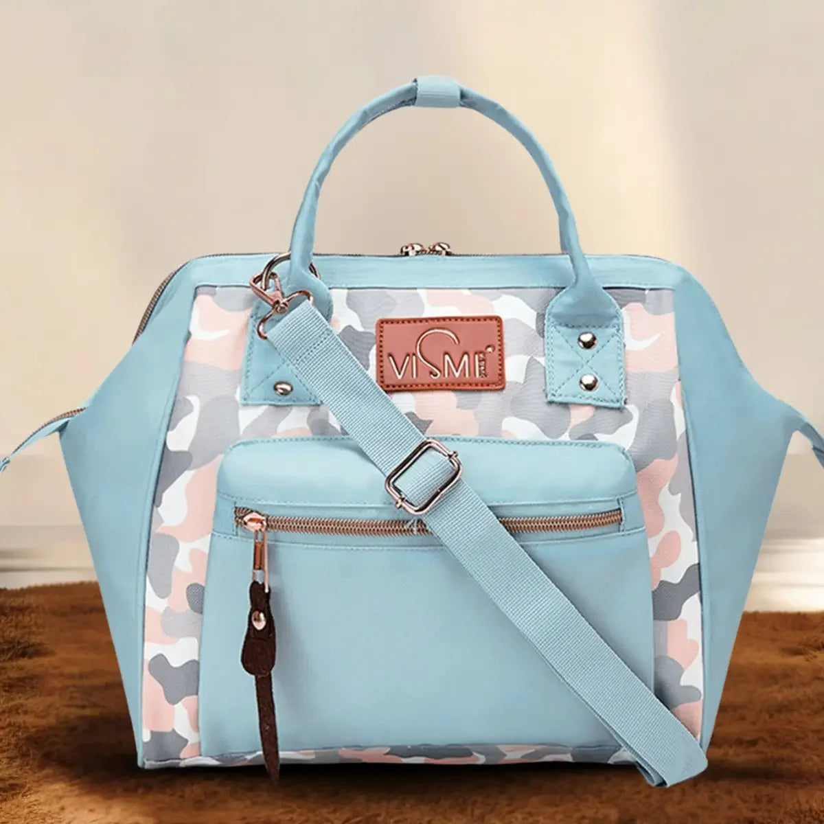 itsy-bitsy-mini-diaper-bag-turquoise-by-vismintrend-stylish-baby-bag